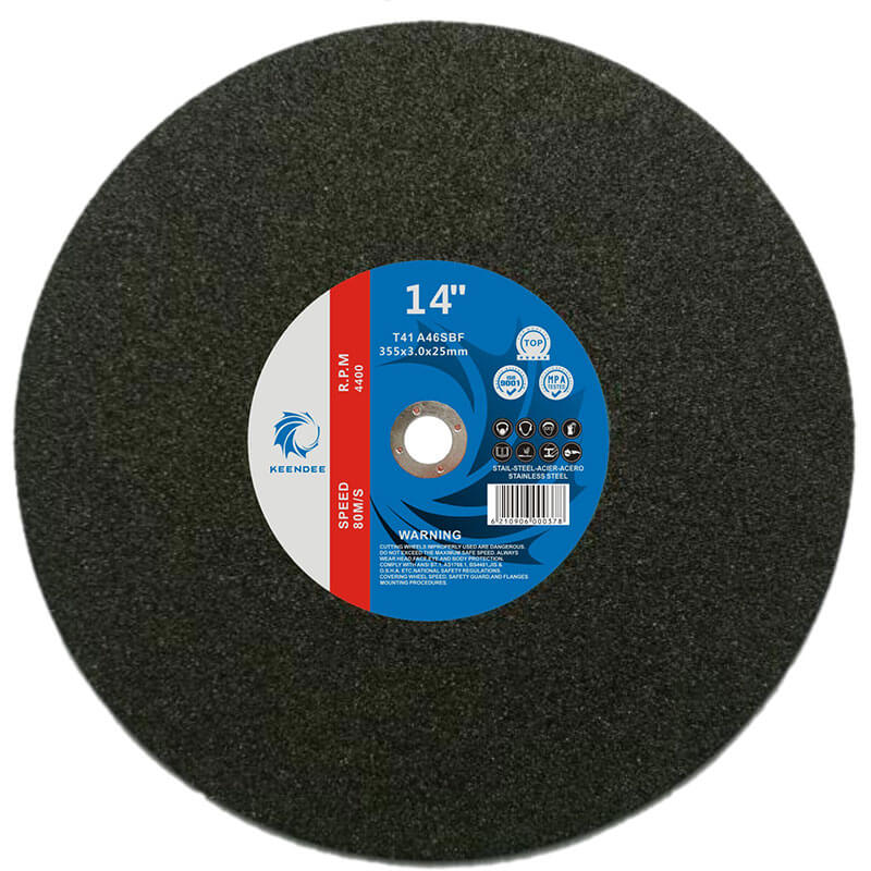 14 Inch Abrasive Wheels, Cut Off Wheels, Metal Cutting Wheels, Cutting Large Workpieces, 355X3.0X25