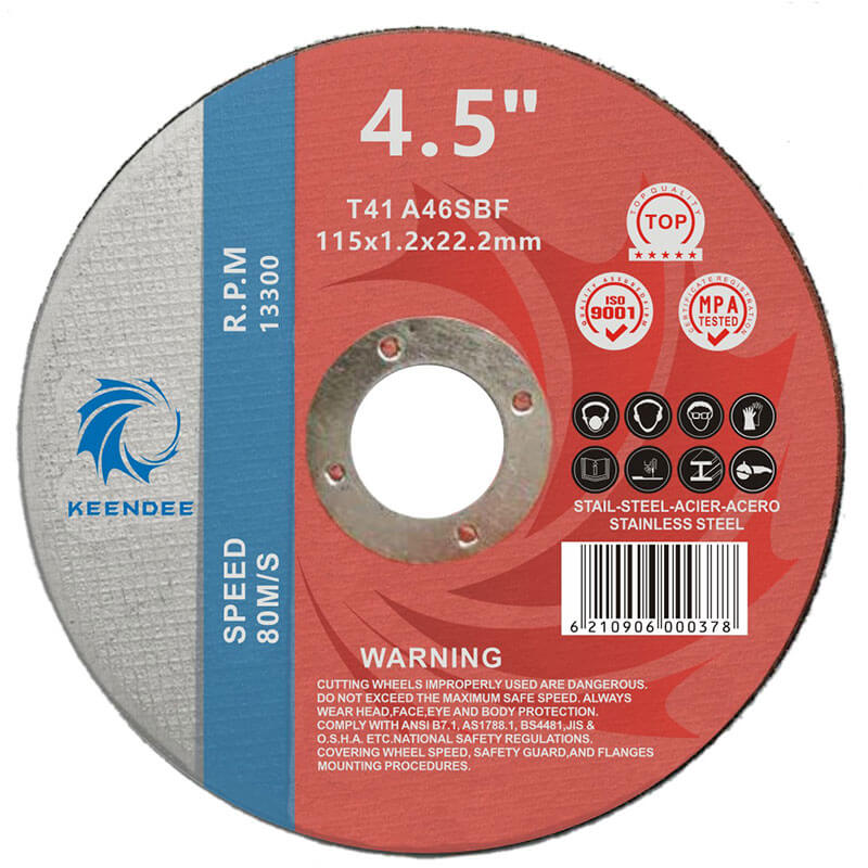 4.5 Inch Rebar Cutting Discs, Steel Pipe Cutting Discs, Angle Ginder Use, 4.5 Inches (115X1.6X22)