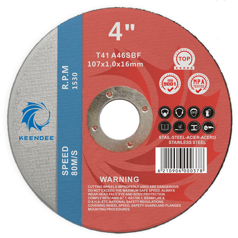 Ultra-Thin Cutting Disc, 4 Inch, Metal Cutting Discs, Stainless Steel Cutting Disc, 4 Inches (107X1.0X16)